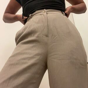 INC International Concepts Tan Baggy Trousers Size 2